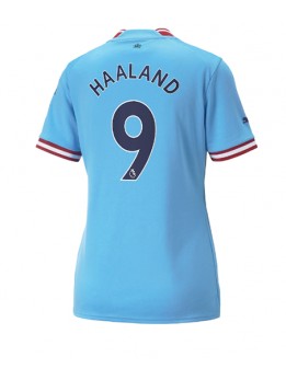 Manchester City Erling Haaland #9 Heimtrikot für Frauen 2022-23 Kurzarm